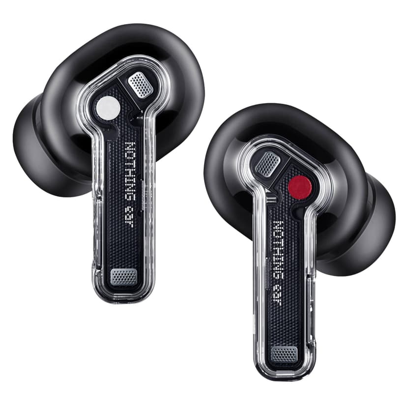 Nothing Ear wireless ear buds with Hi-Res Audio, Smart Active Noise Cancelling, Advanced equalizer and up to 40.5 hours of listening time - Black - 1