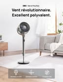 DREO 40 Inch Smart RGB Pedestal Fan, 20dB Silent Standing Fans for Bedroom, 120°+120° Oscillating Cooling Fan, Wi-Fi/Voice Control, DC Motor, 9 Speeds, 6 Modes, 12H Timer, 90 ft Circulator, Silver - 2