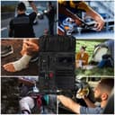 Tactical Car Seat Organizer with 5 Detachable Bag, Car Backrest Protector 600D Oxford Waterproof Tactical Vehicle Seat Back Organiser for Most Vehicle SUV Truck Pickup - 9