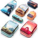 TRIPPED Travel Gear – Lot de 7 cubes de rangement pour voyage, organiseurs de bagages extra larges, ultra légers, extensibles/sacs de compression pour vêtements (parcs nationaux) - 8