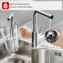 Moulinex Electric Blender Blender, Glass Bowl 1.75 L, Power 800 W, Safe Locking, Ergonomic, Grain Grinder, Smoothies, Crushed ice, Blendforce, Black, LM430810 - 8