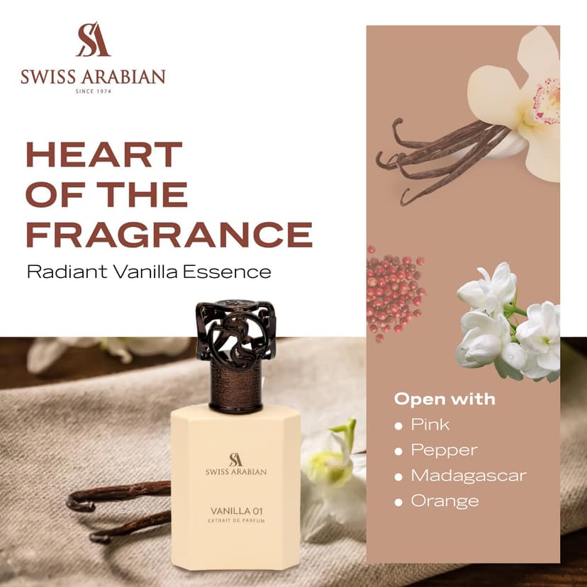Swiss arabian vanilla 01 Extrait De Parfum 50ml - 2