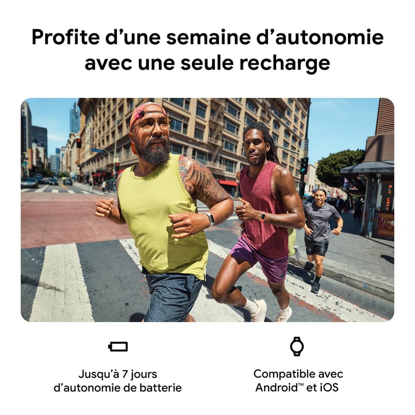 Google Fitbit Charge 6 Bracelet d'activité avec un abonnement de 6 mois à Fitbit Premium inclus, 7 jours d'autonomie de batterie, Google Wallet et Google Maps - 2