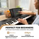 Alesis Melody 61 Keyboard Piano for Beginners with 61 Keys, Speakers, Tablet/Sheet Music Stand, 300 Sounds and Music Lessons - 2