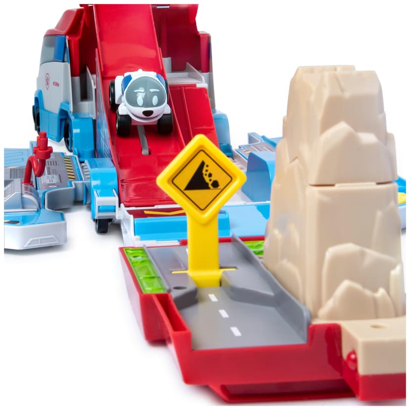 Paw Patrol - Pat Patrouille - Camion Patrouilleur 2 en 1 True Metal - Véhicule avec Circuit, Voiture, Accessoires - Pat Patrouille Jouet - Voiture Enfant - Jouet Enfant 3 Ans Et + - 6