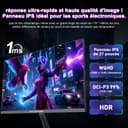 Minifire Écran PC Gamer 27" 260Hz IPS –2560x1440, 1ms, FreeSync, 130% sRGB, HDR10, Faible lumière Bleue, VESA 100x100, 2xDP1.4, 2xHDMI2.0 – MFG27F4Q Pro - 7