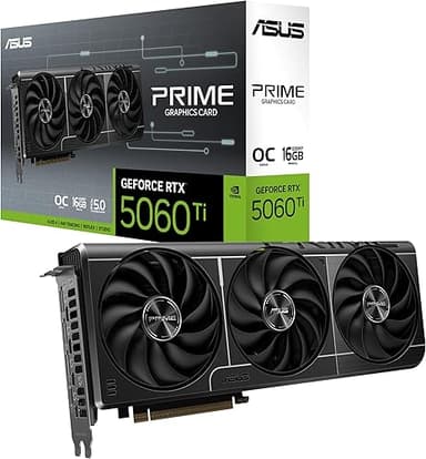 ASUS Prime GeForce RTX 5060 Ti 16GB GDDR7 OC Edition Grap…