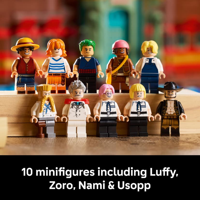 LEGO ONE PIECE The Baratie Floating Restaurant Building Set for Adults - Display Model with Detailed Interior plus 10 Minifigures incl. Luffy, Nami & Sanji - Anime Gift for Fans - 75640 - 6