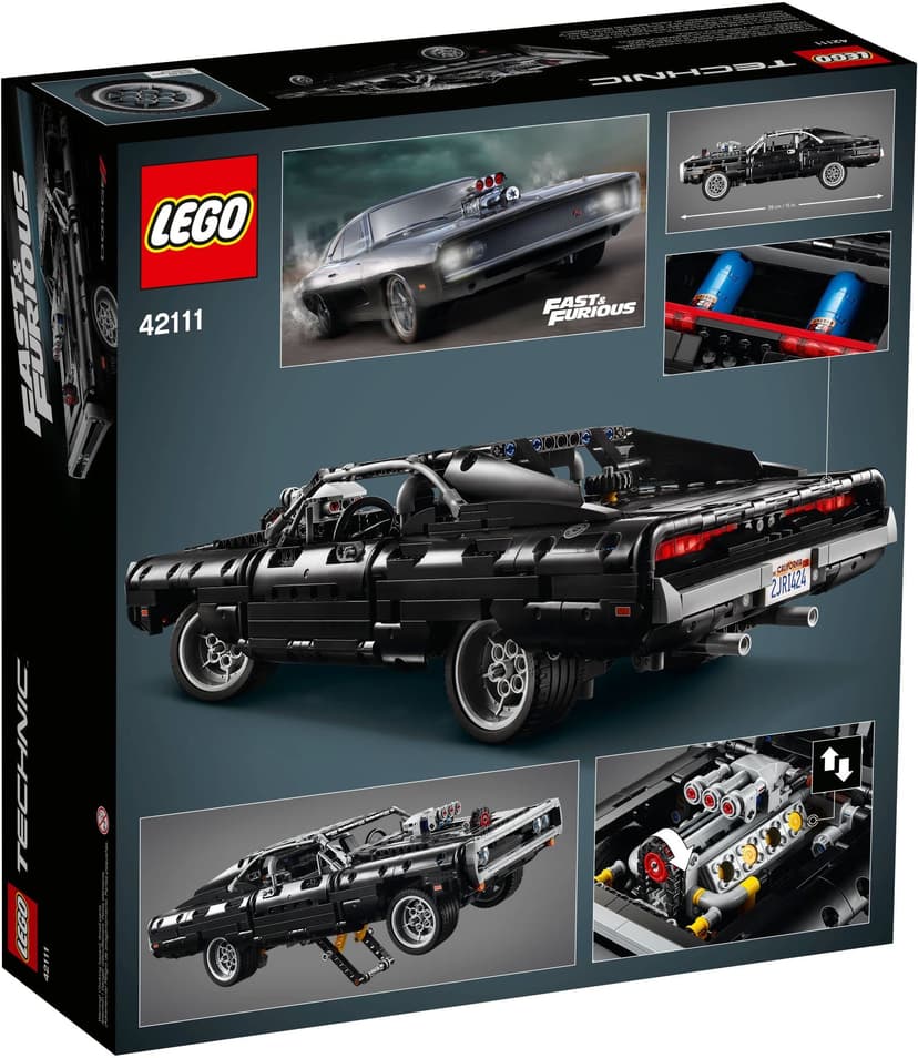 LEGO 42111 Technic Fast & Furious La Dodge Charger de Dom, Modèle Réduit de Voiture de Couse à Construire, Idée de Cadeau - 6
