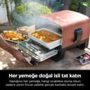 Ninja Woodfire 8-in-1 Electric Outdoor Pizza Oven, Rotisserie & Smoker BBQ with Grate, Pro-Heat Plate, Pizza Stone, Wood Pellets and Shovel, 6 Settings, Dark Orange OO101EU - 6