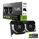 ASUS DUAL RTX5070 OC, PCIe5, 12GB DDR7, HDMI, 3 DP, 2572MHz Clock, Overclocked, Compact SFF-Ready - 2