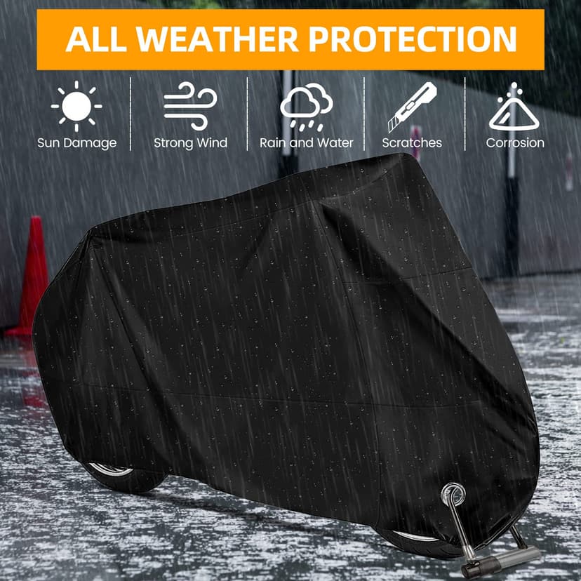 Motorcycle Tarpaulin XXL 245x105x125cm - 4