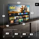 Panasonic Premium TV-55W85BEZ, Série W85B, 55 Pouces, 4K Ultra HD QLED Smart TV, 2025, 120Hz, Fire TV, Dolby Vision & Atmos, Mode Game Extreme, Controle Vocal Alexa, Support Apple, Bluetooth, Noir - 6