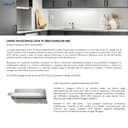CATA | Extractor Hood | TF 2003 Model DURALUM 60 | 2 Extraction speeds | Cooker Hood 390m3/h - 150m3/h | Stainless Steel Finish - 6