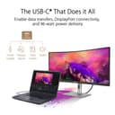 ASUS ProArt Display PA34VCNV Curved Professional Monitor, 34.1", IPS, 21:9 3440x1440, 3800R, 100% sRGB/Rec709, E<2, Calman Verified, USB C Docking PD96W, RJ45, Ergonomic Stand, Green Sustainability - 4