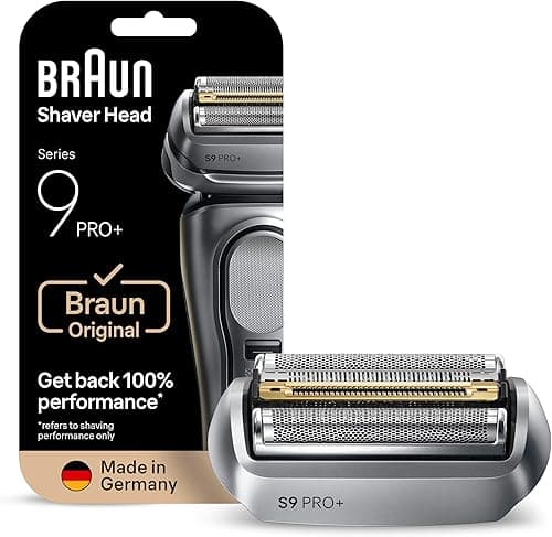 Braun Series 9 PRO+ Electric Shaver Original Replacement Head, Get Back 100% Performance, Compatible with Series 9 Shavers, 96M