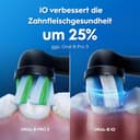 Oral-B iO Series 3 Electric Toothbrush, Includes 3 Brush Heads Travel Case, 3 Cleaning Modes for Dental Care, Electric Toothbrush, Designed by Brown, Black - 8
