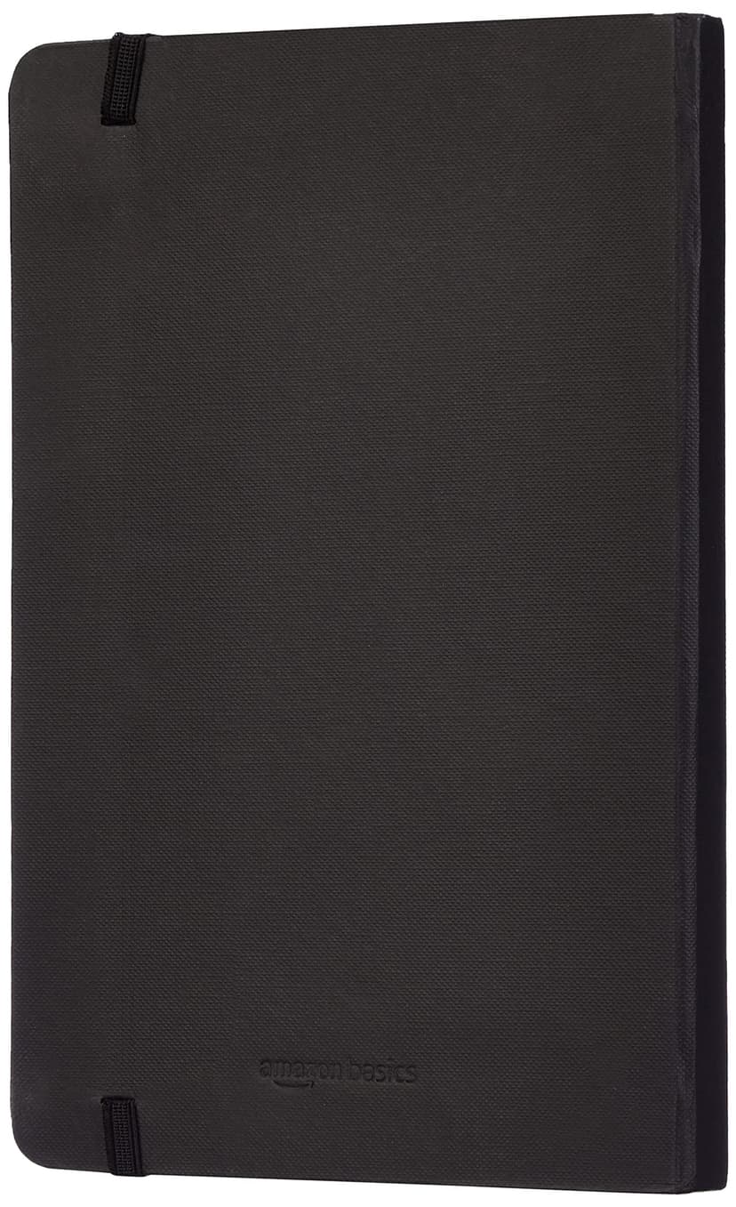 Amazon Basics Classic Notebook, A5, Plain, Black - 7