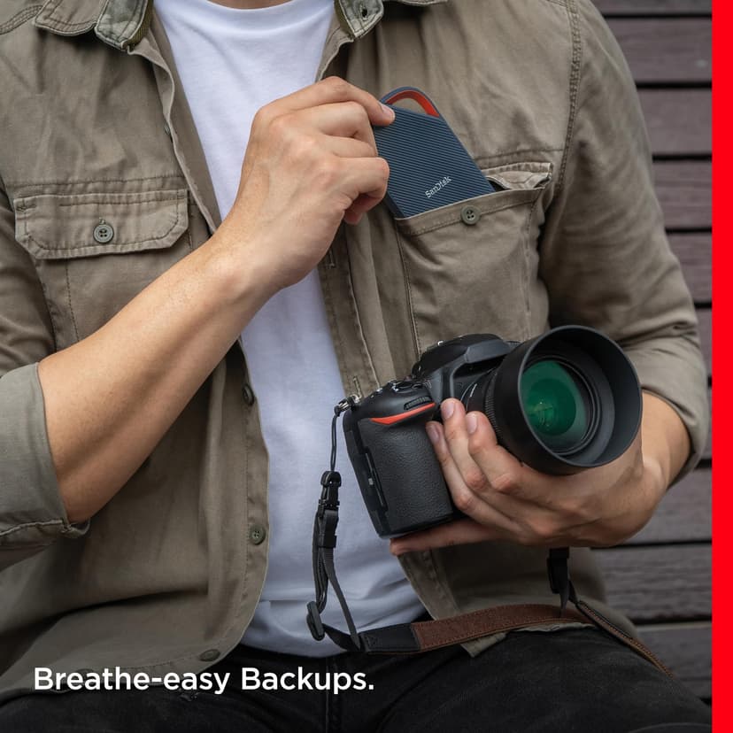 SanDisk Extreme PRO Portable SSD with USB4 2TB, (Up to 3800 MB/s read speed, up to 3700MB/s write speed, Powerful NVMe Solid State Performance, 40Gbps) Black - 6