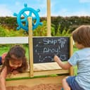 TP Toys Ahoy Wooden Play Boat | Sandpit | 2 Play Modes | For Kids 2+ | Garden and Outdoor Wooden Toy | with Shade Cover | Hidden Toy Storage - 7