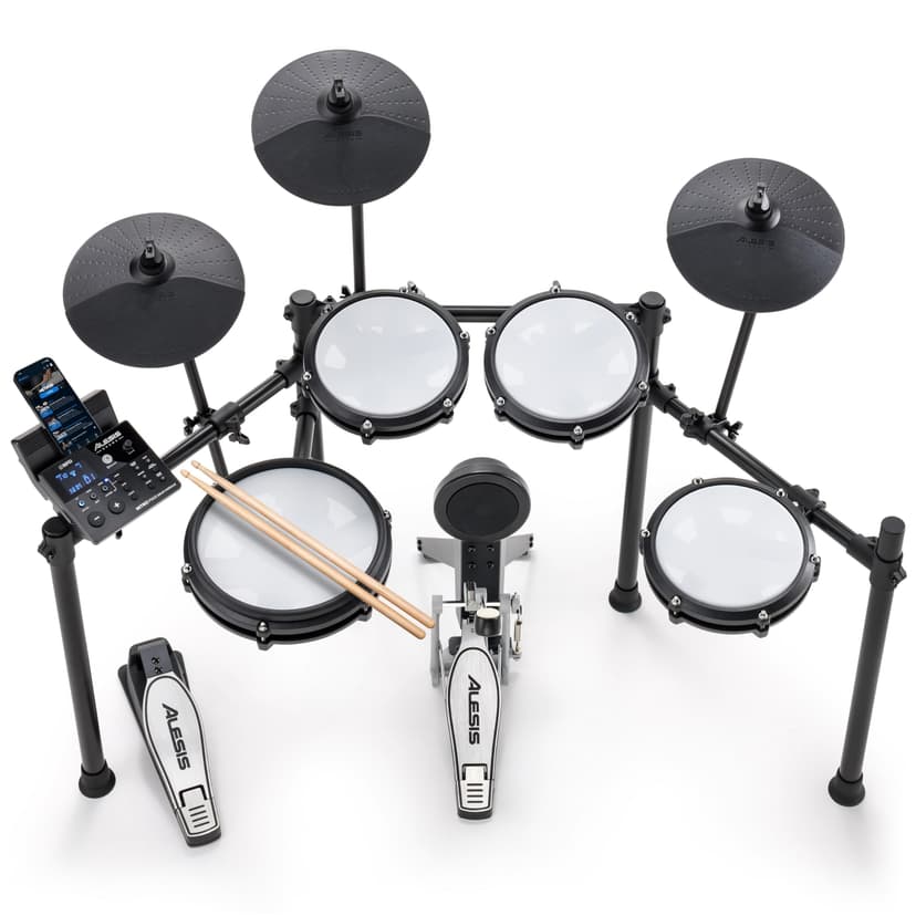 Alesis Nitro Max Kit Compact Electric Drum Kit with Quiet… - 1