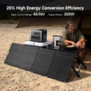ALLPOWERS SE200 200W Portable Solar Panel for S2000 PRO R600 R1500 LITE R2500 V2 R4000 Power Station, Foldable Monocrystalline Solar Cell Solar Charger Solar Kit for RV Van Outdoor Off-Grid - 2