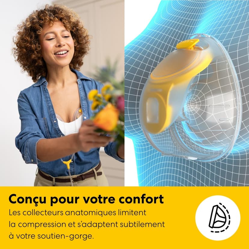 Medela Freestyle Mini Hands-Free Double Electric with Hands-Free Cups & Rechargable Battery. - 6