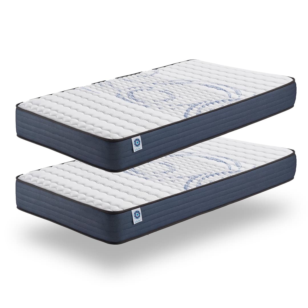 NATURALEX - Lot 2 Matelas PerfectDream 80x200 - Soutien M…