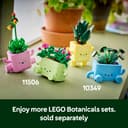 LEGO Botanicals Rocking Plants - Artificial Flowers Set - incl. 2 Faux Plants & 2 Pastel Coloured Pots for Bedroom Decor - DIY Gift Idea for 9+ Year Old Girls & Adults - 11506 - 8