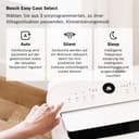 Bosch Cool 4000 Portable AC - 3-in-1: Air conditioning, dehumidifier, fan - 2.6 kW for rooms up to 35 m² - With automatic mode, silent mode & sleep mode (48 db (A)) [Energy class A+]. - 3