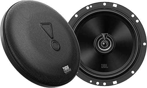 JBL Stage2 GEN2 65 – 6.5 Inch (165mm) 2-Way Coaxial Car Speakers – 60W RMS – 240W Peak – High Sensitivity Audio – OEM Upgrade – Compact Fit – Easy Install – With Grilles – Pair