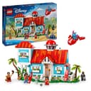 LEGO | Disney Lilo and Stitch Beach House Building Toy with 6 Rooms, Rooftop Observatory, a Spaceship and 5 Minifigures - Birthday Gift for 9+ Year Old Girls, Boys & Fans - 43268 - 1