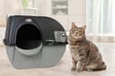 Omega Paw Elite Self Cleaning Roll 'n Clean Litter Box, Midnight Black, Large (EL-RA20-1) - 4