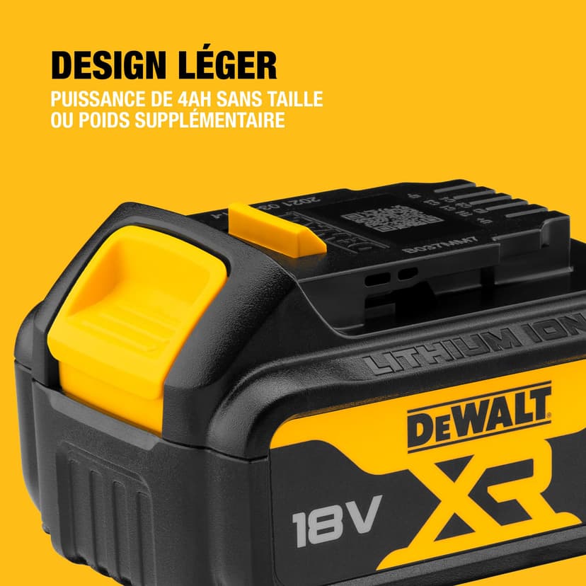 DEWALT 18V XR 4Ah Battery, DCB182-XJ - 3