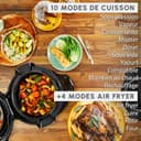 Moulinex Cookeo Wi-Fi with Extra Crisp, Multicooker, 14 Cooking Modes, Pressure Cooking, Air Fryer, Easy Step-by-Step Recipes, CE96X8F0 - 5