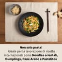 Marcato Pasta Machine, Pasta Maker, Pasta Roller for Handmade Fresh Pasta, Made in Italy, Chromed Steel, for Lasagna, Fettuccine, Tagliolini, Compatible with 11 Extra Pasta Shapes. Model: Atlas 150 - 8