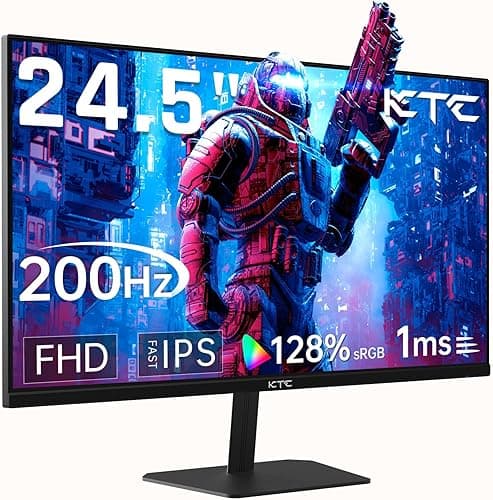 KTC 24 Pouces Ecran PC Gamer | FHD@240Hz | Fast IPS Panel…