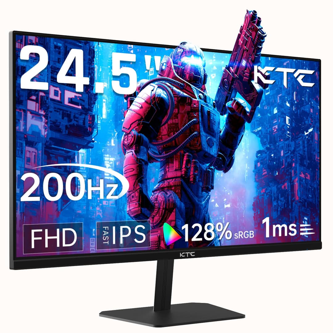 KTC 24 Pouces Ecran PC Gamer | FHD@240Hz | Fast IPS Panel…