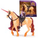 Unicorn Academy, Cinder Unicorn with Head Movement, 2 Riding Accessories, 27.9cm, Compatible with Valentina Fashion Doll, Dolls and Unicorn Toys for Girls - 1