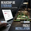 db-tronic Raspberry Pi 5 4 Go Starter Kit | Édition 64 Go | Alimentation 27 W | Boîtier avec Ventilateur | Micro HDMI 4K | Dissipateur | idéal pour Home Assistant et Le Smart Home - 5