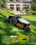 MAMMOTION LUBA Mini 2 AWD 1500 Robot Tondeuse sans Fil avec Mini Garage et Support de Nettoyage, 360° LiDAR & Double Caméra IA, Disque de Bordure, Hauteur Auto, Pente 80%, DropMow, Gestion Multizone - 6