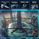 Z-Edge Ecran Pc Gamer Incurvé 27'' 300Hz (DP1.4 * 2), 1ms MPRT, FreeSync, FHD, 240Hz (HDMI2.0 * 2), Moniteur Gaming LED 16:9, Inclinaison Réglable, 1500R VA, 4000:1, VESA 100 * 100mm(DP Câble Inclus) - 5