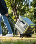 FOSSiBOT F2400 Portable Power Station with 2048Wh LiFePO4, 3 x 240V AC Outputs 2400W (4800W Peak), 1.5H full charge, UPS, 100W USB-C Output, Solar Generator for RV/Camping/Home - 2
