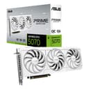 ASUS PRIME NVIDIA GeForce RTX 5070 OC Edition, 12GB GDDR7, 192 Bit, PCIe 5.0, 2.5 Slot Design, 3 Axial-Tech Fans, 1 HDMI 2.1, 3 DisplayPort 2.1, White, PRIME-RTX5070-O12G-WHITE - 1