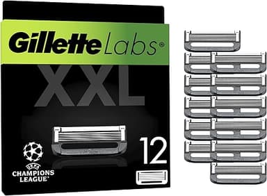 GilletteLabs Avec Barre Exfoliante, 8+4 gratuites Recharg…