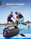 Soundcore Boom 2 Plus Enceinte Bluetooth puissante, 140W, 2+2 canaux stéréo, BassUp 2.0,Charge Rapide 30W, 20h, IPX7, lumières RGB, USB-C, pour l'extérieur, Le Camping, la Plage et Le Jardin - 7