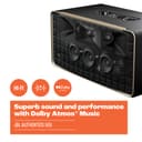 JBL Authentics 500 Enceinte intelligente connectée Hi-fidelity avec WiFi, Bluetooth et assistants vocaux, Dolby Atmos, design rétro, noire - 7
