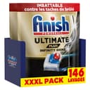 Finish Ultimate Plus Infinity Shine Pastilles Lave-Vaisselle, Propreté Intense & Brillance Étincelante, 146 Capsules - 1