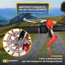 Actionbikes Motors Mini Delta 49 CC Moto-Cross pour Enfants | Freins à Disque - Filtre à air Sport - Échappement Sport - Pneus à air - Pocket Bike - Moto - Motocross - Dirt Bike - Dirtbike (Noir) - 6