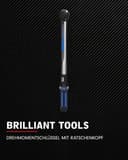 BRILLIANT TOOLS BT141901 1/2 Inch Torque Wrench with Rotary Knob Reversible Ratchet Head 20-200 Nm - 2